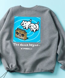 FREAK'S STORE（フリークスストア）の「matsui×FREAK'S STORE/マツイ×フリークスストア 別注「dancing」ドローコード バックプリント クルーネックスウェット（スウェット・レディース）」