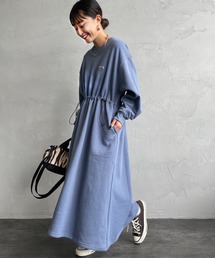 TOWNCRAFT（タウンクラフト）の「[TOWN CRAFT/タウンクラフト・THE FOX/ザフォックス] 別注 ウエストドローコード マキシ丈スウェットワンピース（ワンピース）」