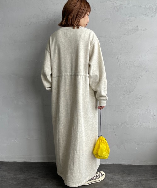 THE TOE アイボリー フード付きスウェットワンピース セール】[TOWN CRAFT/タウンクラフト・THE FOX/ザフォックス] 別注