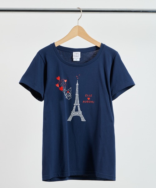 sanrio(サンリオ)の「【 sanrio / サンリオ 】マイメロクロミ x ELLE コラボ Tシャツ WNI(Tシャツ/カットソー・レディース・ホワイト/ブルー・FREE)」の2枚目の写真