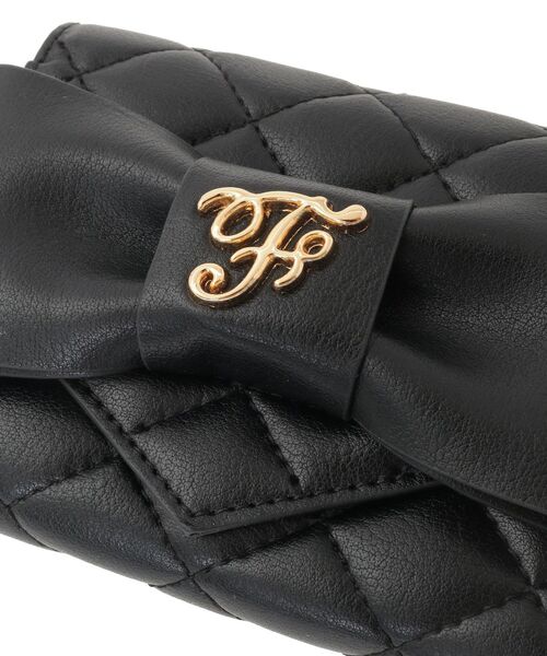 キルティングFリボンウォレット（財布）｜Maison de FLEUR（メゾンド