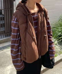 Kastane | フェイクスウェード中綿ベスト(ベスト)