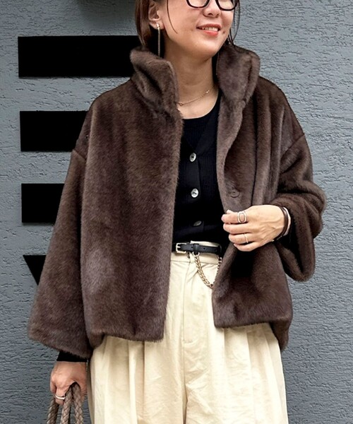 NOLLEY'S Sophi（ノーリーズソフィ）の「ECOPELフェイクファーショート