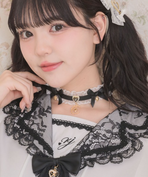 ROJITA（ロジータ）の「ダブルリボンムーンチャームチョーカー（チョーカー・レディース・ブラック/ピンク/マルチ・FREE）」の14枚目の写真