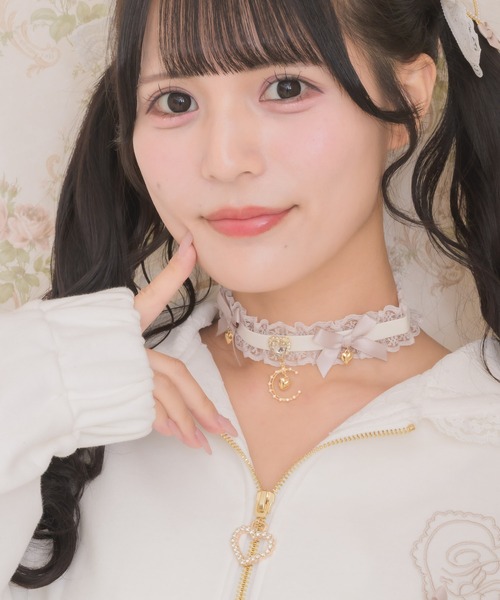 ROJITA（ロジータ）の「ダブルリボンムーンチャームチョーカー（チョーカー・レディース・ブラック/ピンク/マルチ・FREE）」の20枚目の写真