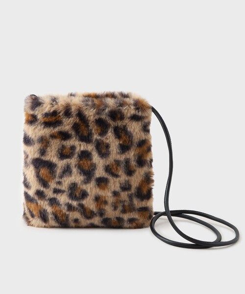 GALLEST（ギャレスト）の「フェイクファーポシェット（ショルダーバッグ・レディース・ダークブラウン系4/グレー/ブラック・00）」の5枚目の写真