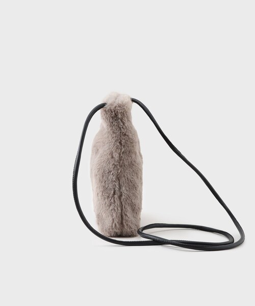 GALLEST（ギャレスト）の「フェイクファーポシェット（ショルダーバッグ・レディース・ダークブラウン系4/グレー/ブラック・00）」の7枚目の写真