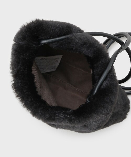 GALLEST（ギャレスト）の「フェイクファーポシェット（ショルダーバッグ・レディース・ダークブラウン系4/グレー/ブラック・00）」の11枚目の写真