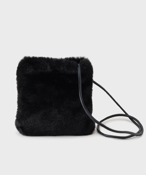 GALLEST（ギャレスト）の「フェイクファーポシェット（ショルダーバッグ・レディース・ダークブラウン系4/グレー/ブラック・00）」の15枚目の写真