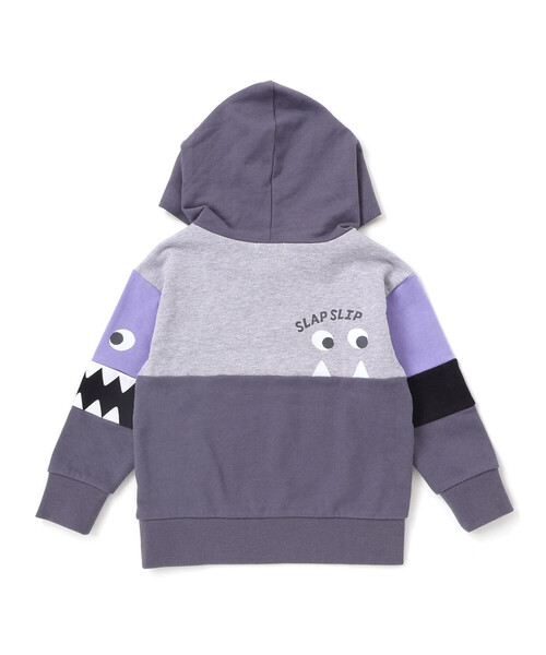 SLAP SLIP（スラップスリップ）の「ぎょろぎょろモンスターかくれんぼトレーナー(80~130cm)（パーカー・キッズ・グリーン/ネイビー・110cm/120cm/130cm/90cm/100cm/80ｃｍ）」の19枚目の写真