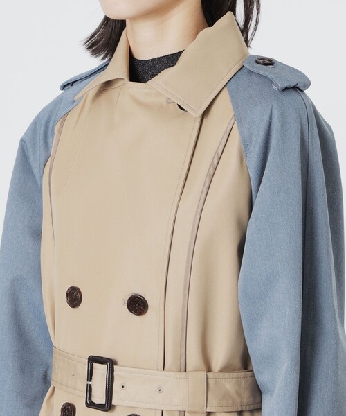 LOVELESS（ラブレス）の「ブロッキングトレンチコート（トレンチコート・レディース・ベージュ系その他・36/34）」の11枚目の写真