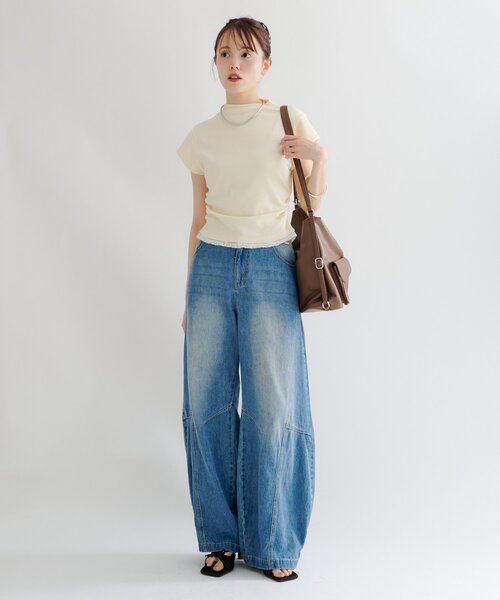 mystic（ミスティック）の「《マルチWAY》【@lily.s_y 企画】lilyチャーム3wayBAG（トートバッグ・レディース・ブラック/キャメル/ピンク/アイボリー/ダークブラウン・ONE SIZE）」の18枚目の写真