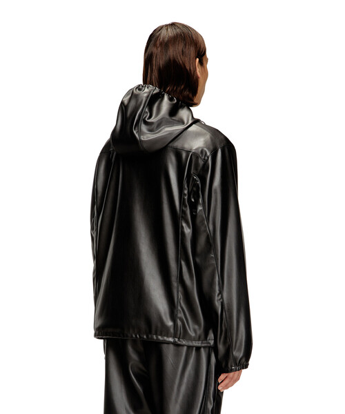 メンズ ブラックフード付きジャケット J-HIVES-PGBX（ブルゾン