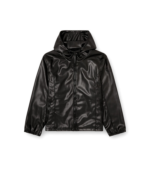 メンズ ブラックフード付きジャケット J-HIVES-PGBX（ブルゾン