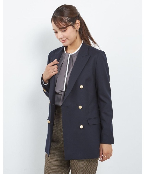 セール】【SILVER LINE】【秋冬】6釦2掛けダブルリミテッドブレザー