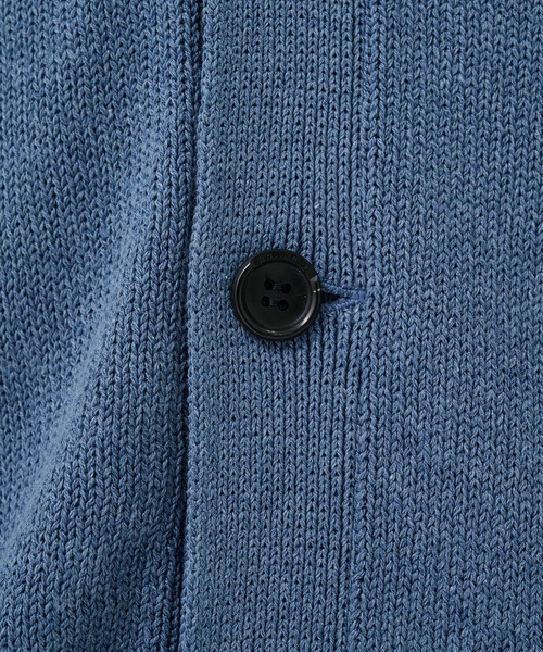 N.HOOLYWOOD（N.ハリウッド）の「【N.HOOLYWOOD/エヌハリウッド】別注 LIGHT KNIT CARDIGAN（カーディガン/ボレロ・メンズ・ブルー/ブラック/ダークグレー・36/38/40）」の6枚目の写真