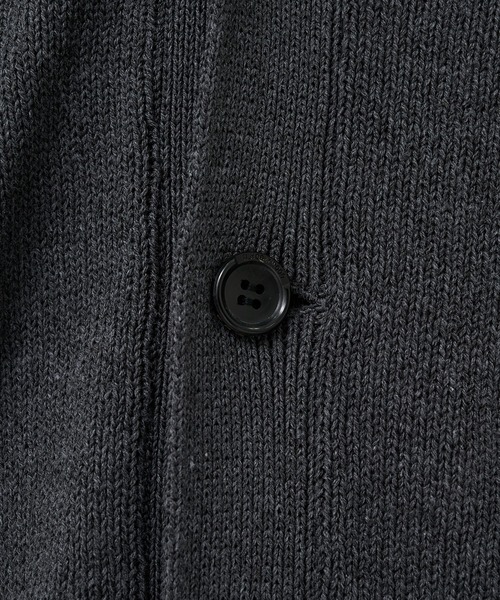 N.HOOLYWOOD（N.ハリウッド）の「【N.HOOLYWOOD/エヌハリウッド】別注 LIGHT KNIT CARDIGAN（カーディガン/ボレロ・メンズ・ブルー/ブラック/ダークグレー・36/38/40）」の8枚目の写真