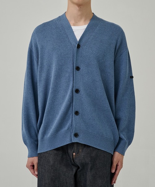 N.HOOLYWOOD（N.ハリウッド）の「【N.HOOLYWOOD/エヌハリウッド】別注 LIGHT KNIT CARDIGAN（カーディガン/ボレロ・メンズ・ブルー/ブラック/ダークグレー・36/38/40）」の9枚目の写真