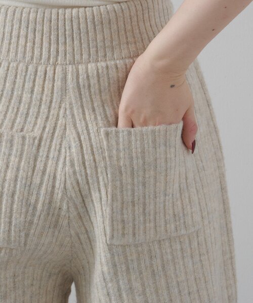 Kastane（カスタネ）の「【SETUP対応】リブニットショートパンツ（その他パンツ・レディース・アイボリー/サックスブルー/チャコールグレー・FREE）」の11枚目の写真