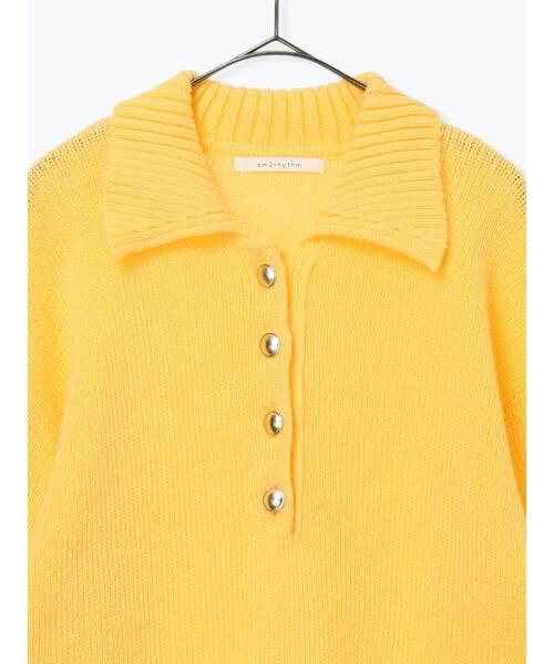 セール】モヘヤライク衿付ニットプルオーバー（ニット/セーター