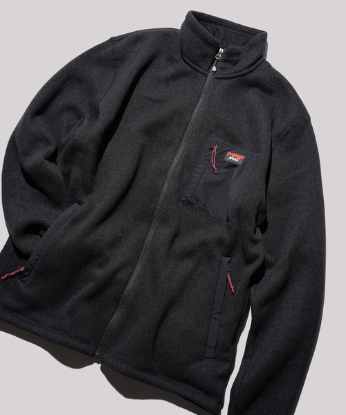 NANGA(ナンガ)の「NANGA / ナンガ POLARTEC FLEECE ZIP BLOUSON ポーラテックフリースジップブルゾン(その他アウター・メンズ・ブラック・MEDIUM/LARGE/X-LARGE)」の2枚目の写真