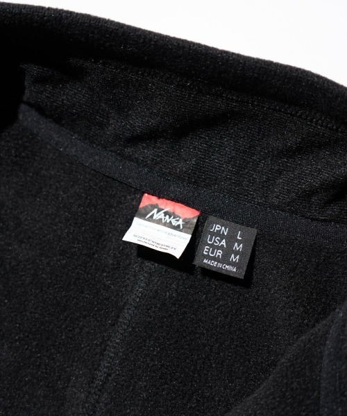 NANGA(ナンガ)の「NANGA / ナンガ POLARTEC FLEECE ZIP BLOUSON ポーラテックフリースジップブルゾン(その他アウター・メンズ・ブラック・MEDIUM/LARGE/X-LARGE)」の6枚目の写真
