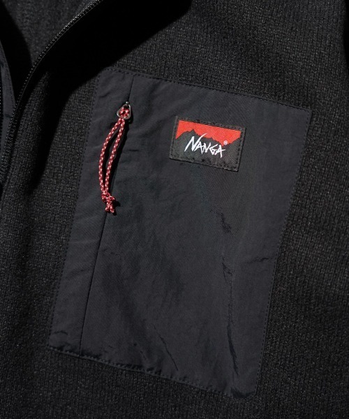 NANGA(ナンガ)の「NANGA / ナンガ POLARTEC FLEECE ZIP BLOUSON ポーラテックフリースジップブルゾン(その他アウター・メンズ・ブラック・MEDIUM/LARGE/X-LARGE)」の7枚目の写真