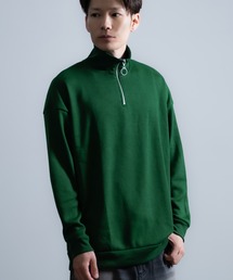 美品☆ MISSONI モヘア混 ハーフジップ メンズ ニット 緑 美品☆ MISSONI モヘア混 ハーフジップ メンズ ニット 緑 - メルカリ