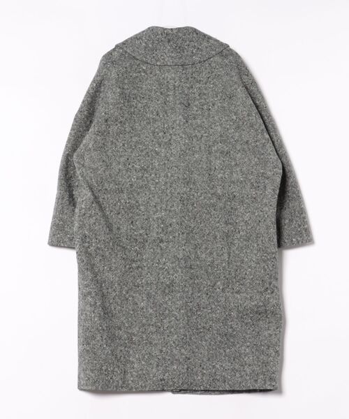 DRESSLAVE(ドレスレイブ)の「B7 / tweed cocoon coat(ツイードコクーンコート)(ピーコート・レディース・グレー・38)」の14枚目の写真