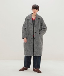 DRESSLAVE | B7 / tweed cocoon coat(ツイードコクーンコート)(ピーコート)