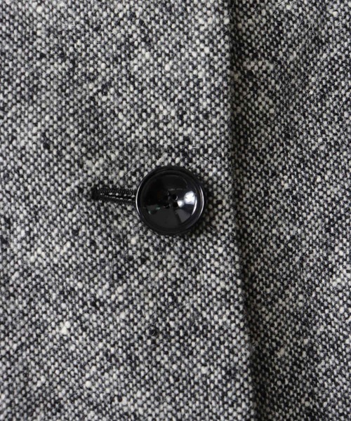 DRESSLAVE(ドレスレイブ)の「B7 / tweed cocoon coat(ツイードコクーンコート)(ピーコート・レディース・グレー・38)」の11枚目の写真