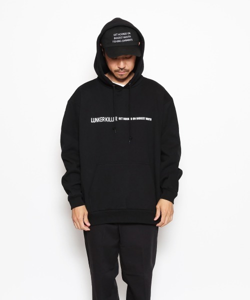 LUNKER KILLER（ランカーキラー）の「LUNKER KILLER HOODIE（パーカー・メンズ・グレー/ブラック・XL/L）」の2枚目の写真
