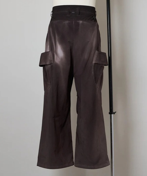 SHINYAKOZUKA（シンヤコヅカ）の「【SHINYAKOZUKA/シンヤコズカ】MOONED DELIVERY MAN(ISSUE#7)（その他パンツ・メンズ・パープル/ブラック・S/M）」の3枚目の写真