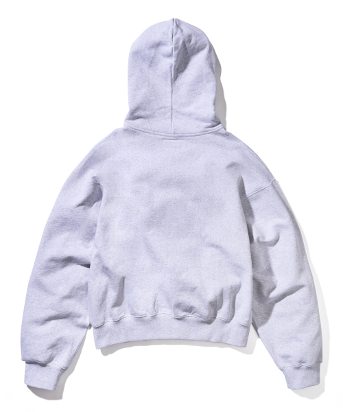 AECA（エイカ）の「EVERYDAY AECA CLOVER ZIP UP HOODIE-LIGHT GREY（パーカー・レディース・その他・LARGE/MEDIUM/SMALL/X-LARGE/W）」の2枚目の写真