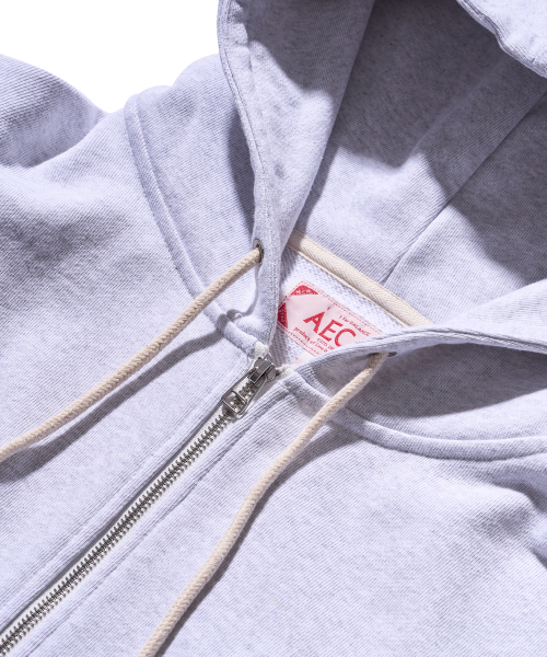 AECA（エイカ）の「EVERYDAY AECA CLOVER ZIP UP HOODIE-LIGHT GREY（パーカー・レディース・その他・LARGE/MEDIUM/SMALL/X-LARGE/W）」の7枚目の写真