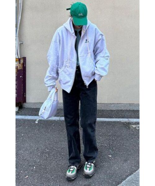 AECA（エイカ）の「EVERYDAY AECA CLOVER ZIP UP HOODIE-LIGHT GREY（パーカー・レディース・その他・LARGE/MEDIUM/SMALL/X-LARGE/W）」の18枚目の写真