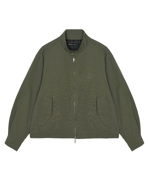 NICOLE TWO WAY WIND BARACUTA JUMPER_KHAKI