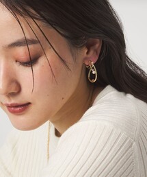 green label relaxing | ドロップフープ イヤリング(イヤリング)