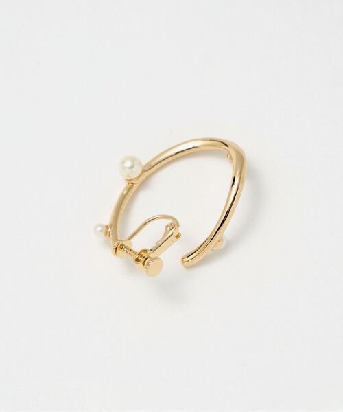 green label relaxing（グリーンレーベルリラクシング）の「ドロップフープ イヤリング（イヤリング・レディース・シルバー/ゴールド・FREE）」の8枚目の写真