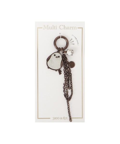 SHOO・LA・RUE（シューラルー）の「シマエナガチャーム（チャーム・レディース・ブラック/シルバー/ダークブラウン・00）」の3枚目の写真