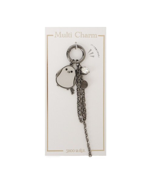 SHOO・LA・RUE（シューラルー）の「シマエナガチャーム（チャーム・レディース・ブラック/シルバー/ダークブラウン・00）」の4枚目の写真