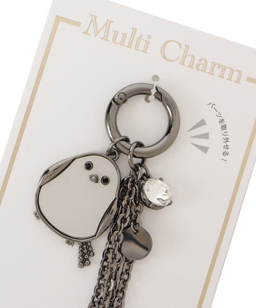 SHOO・LA・RUE（シューラルー）の「シマエナガチャーム（チャーム・レディース・ブラック/シルバー/ダークブラウン・00）」の6枚目の写真