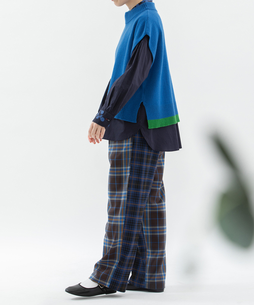 セール】ラムズウールボトルネックベスト（ベスト）｜nop de nod