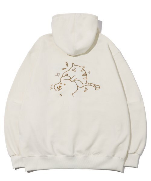 CPGN STUDIO（コンパーニョ）の「Enjoy CAT embroidered hooded Zip-up Cream（パーカー・レディース・その他・MEDIUM/LARGE）」の3枚目の写真