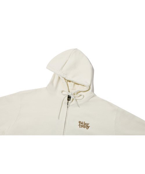 CPGN STUDIO（コンパーニョ）の「Enjoy CAT embroidered hooded Zip-up Cream（パーカー・レディース・その他・MEDIUM/LARGE）」の4枚目の写真