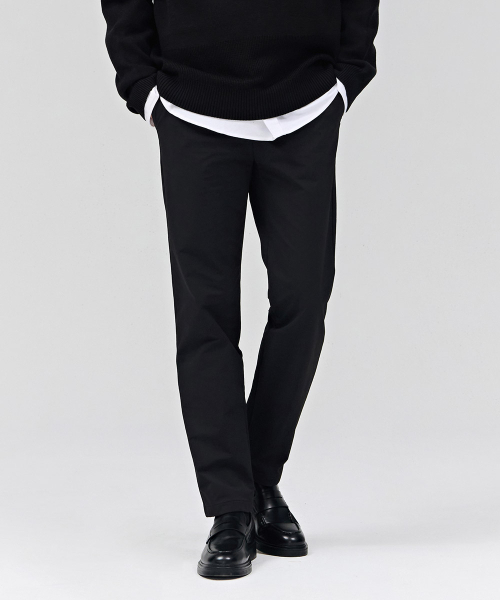 CHASECULT(チェイスカルト)の「男性ストレートストレッチ裏起毛パンツ-ブラック(その他パンツ・メンズ・ブラック・76/82/86/70/92)」の2枚目の写真