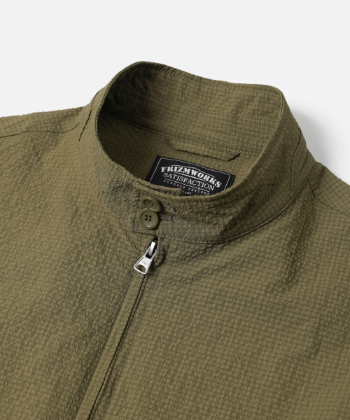 FRIZMWORKS(フリズムワークス)の「SEERSUCKER BUDDY HARRINGTON JACKET _ BEIGE(ブルゾン・メンズ・その他・MEDIUM/LARGE/X-LARGE)」の4枚目の写真