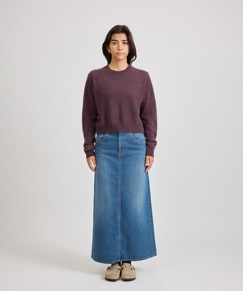 Saturdays NYC（サタデーズ ニューヨークシティ ）の「Christine Textured Knit  | WOMEN（ニット/セーター・レディース・ネイビー/ライトグレー/ワイン・M/S）」の16枚目の写真