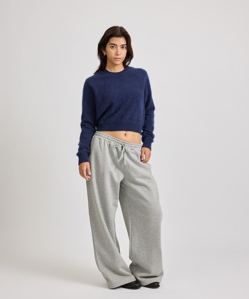 Saturdays NYC（サタデーズ ニューヨークシティ ）の「Christine Textured Knit  | WOMEN（ニット/セーター・レディース・ネイビー/ライトグレー/ワイン・M/S）」の22枚目の写真