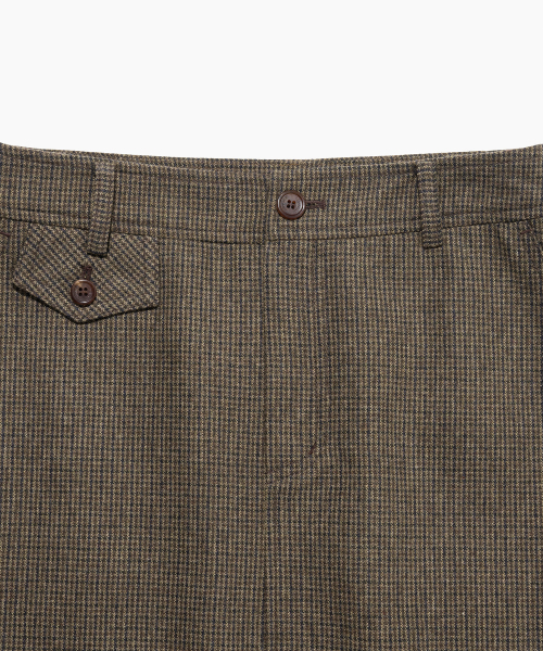 TTUDEMENT(トュードメント)の「H-LINE POCKET SKIRT BROWN CHECK(スカート・レディース・その他・MEDIUM/LARGE/SMALL)」の5枚目の写真